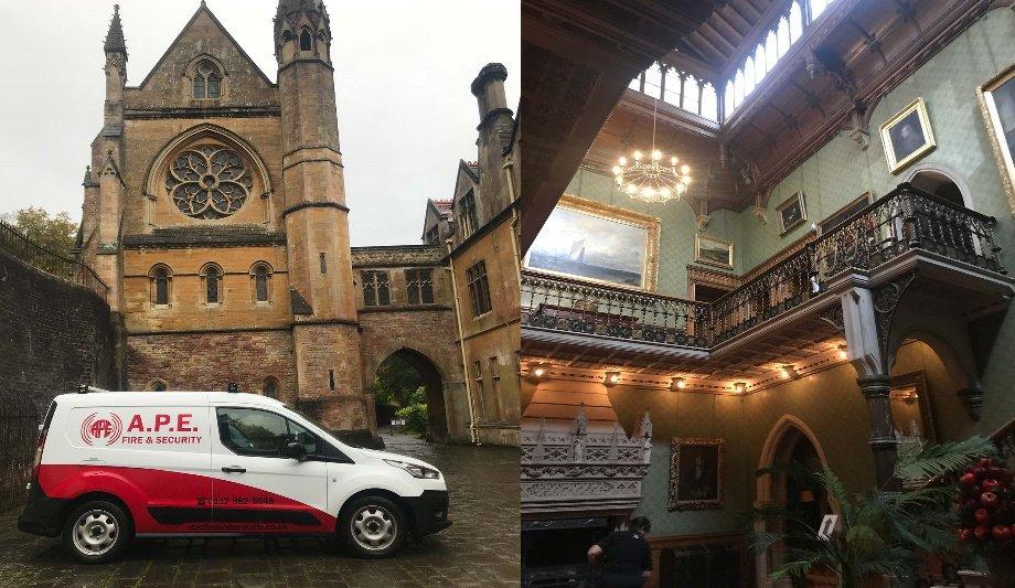 A.P.E Fire & Security Installs Fire Alarm And Aspiration Systems At The Gothic Style Tyntesfield House