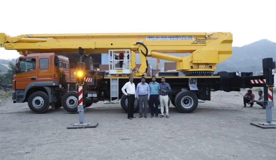 Assam Bombay Carriers Takes Delivery Of Bronto Skylift S70XDT Aerial Platform, First Locally Mounted Platform In India