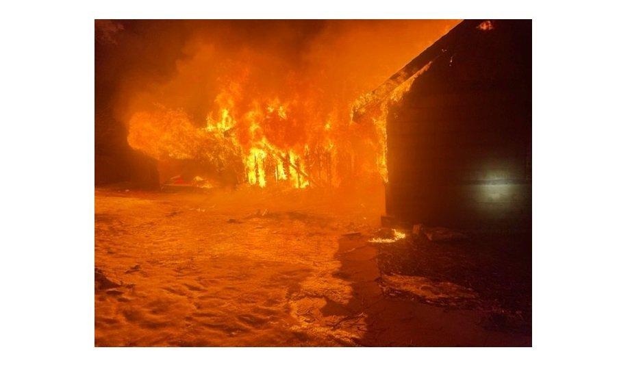 Big Bear Fire Department Responds To Structural Fire