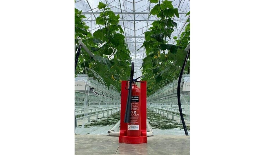 Green House Installs Prestige Fire Extinguishers