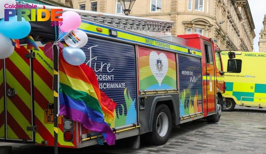 WYFRS Celebrate Diversity At Calderdale Pride