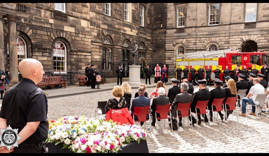 Scottish Fire And Rescue Service Commemorates The Life Of Firefighter - Ewan Williamson