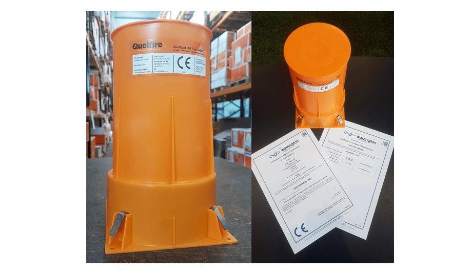 QuelCast Fire Collar Range Gains CE Mark Certification