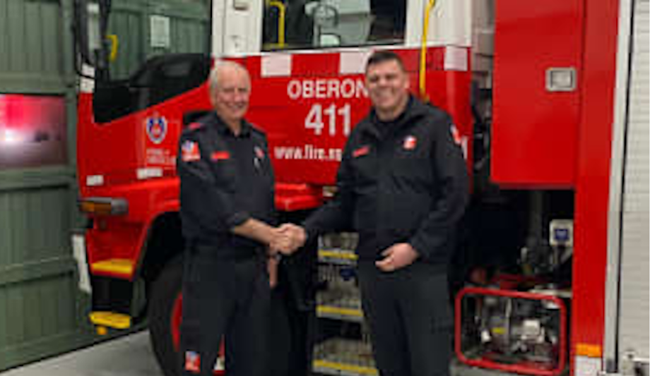 FRNSW Honors Firefighter Peter Ryan's 60-Year Service