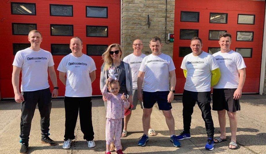 Cleckheaton Fire Crews Endure Challenge To Help Children Access Cancer Treatment
