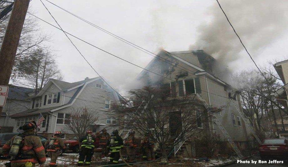 Firefighters Battle Blaze On Christmas Day 2024