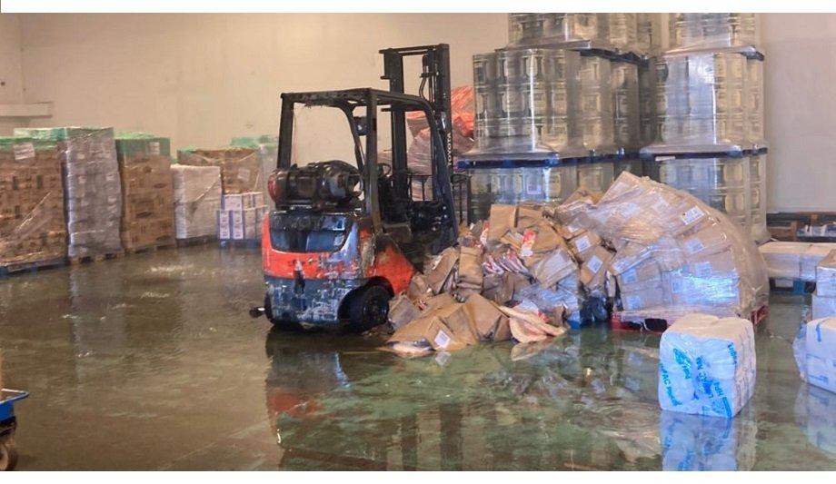Tyne And Wear's Sprinklers To Rescue At A Warehouse, Gateshead