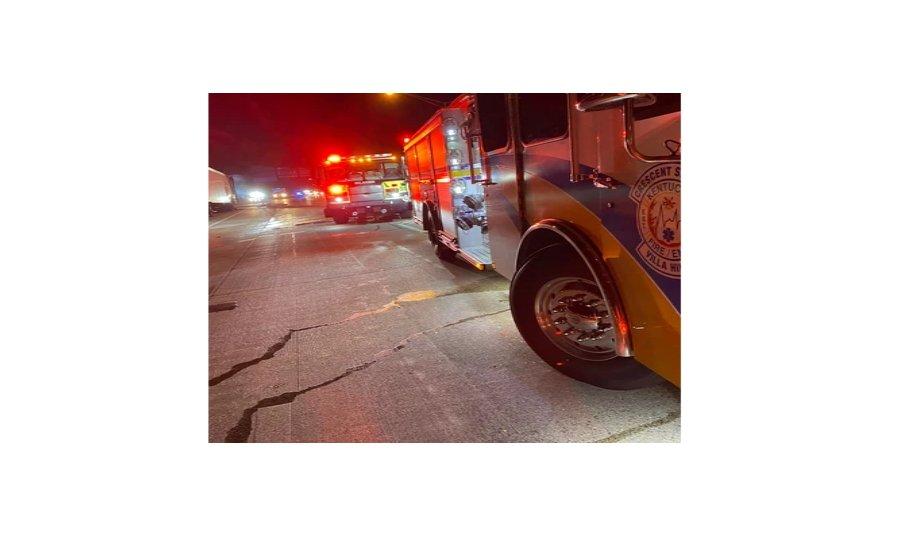 CSVFD Responds To Mutual Aid Semi Fire
