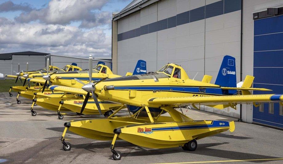 Saab Extends Aerial Fire Fighting Fleet