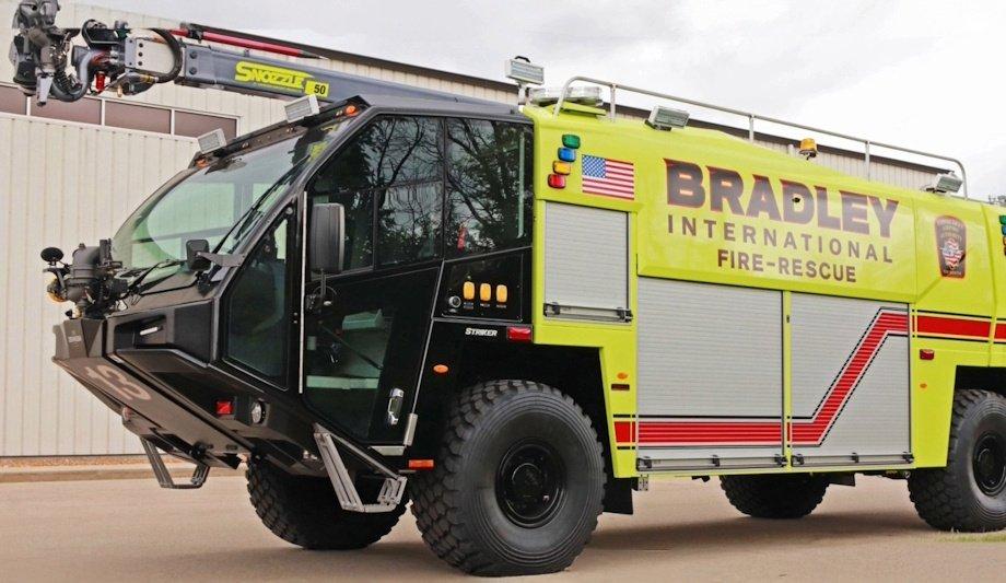 Oshkosh Striker ARFF Vehicles For Bradley International Airport