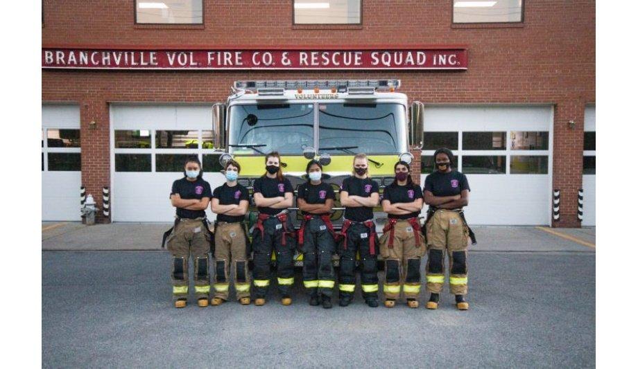 Branchville Volunteer Fire Company Congratulates The First All-Female Wagon Crew Incorporated Into The Fire Service