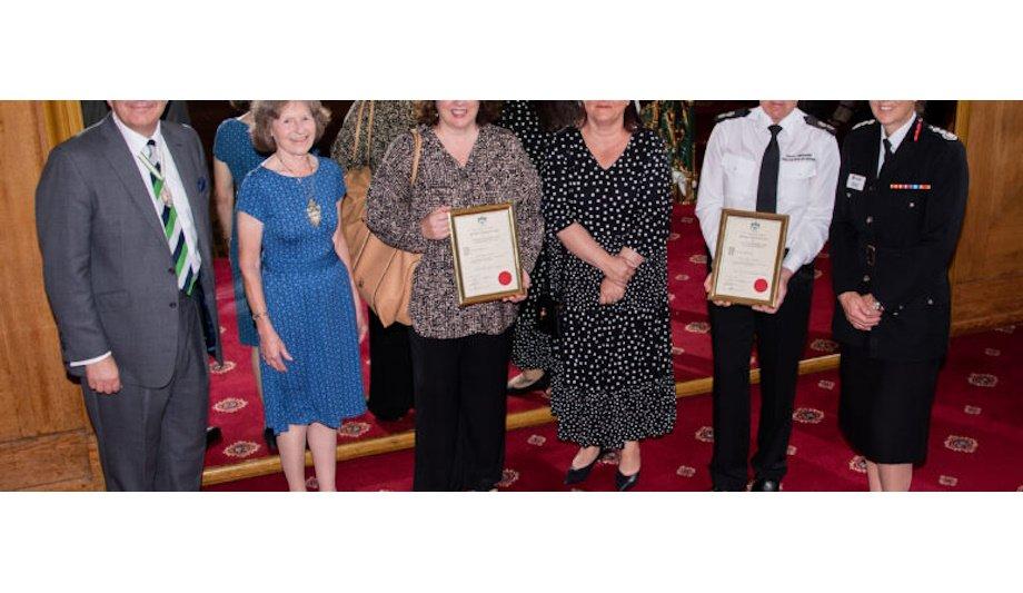 Fire Service Pandemic Volunteer Coordinators Celebrate Cutler’s Award Win