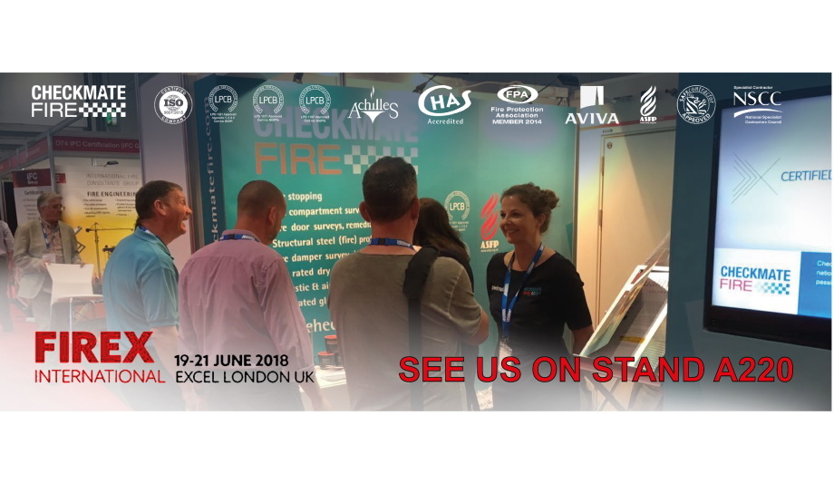 Checkmate Fire To Showcase Alufire Glazing Systems And Solutions At Firex International 2018