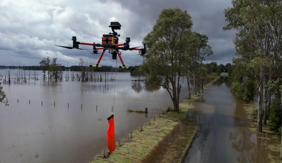 Emergency Drone Deployment By Fire And Rescue NSW In Northern NSW