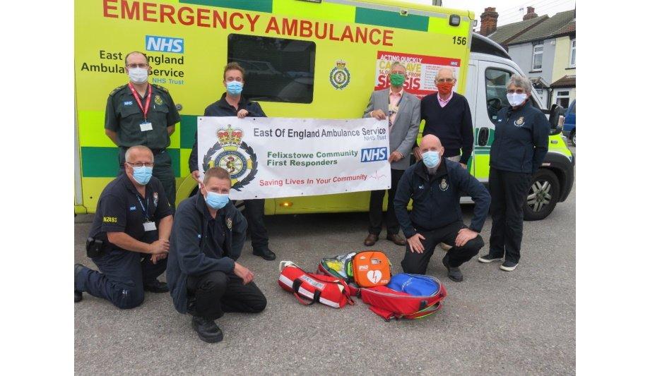 EEAST Provides Additional Lifesaving Equipment For Felixstowe