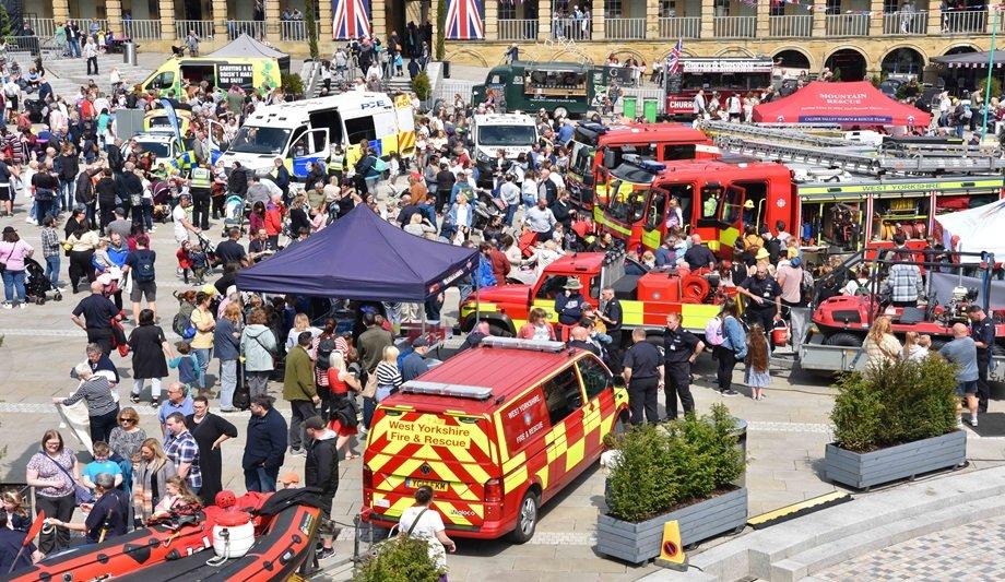 West Yorkshire Fire & Rescue Service Attends The Emergency Services Day Event