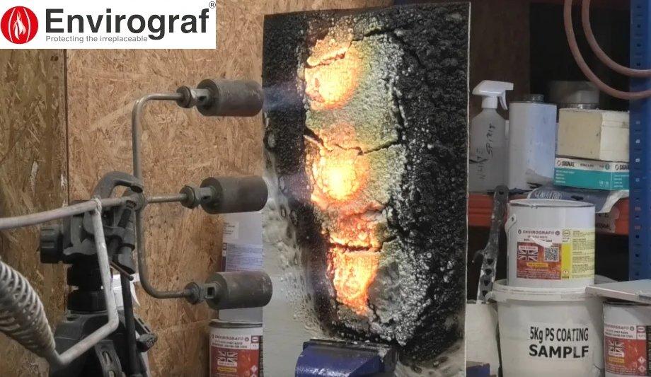 Envirograf Fire Testing Aluminum Composite Panels
