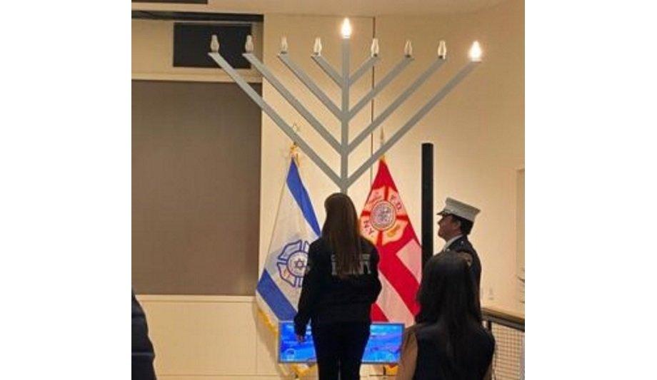 FDNY’s Ner Tamid Society Members Celebrate Hanukkah And Renew Focus On Fire Safety