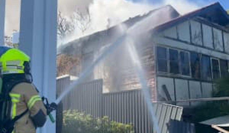 Fire And Rescue NSW Battles Putney House Fire