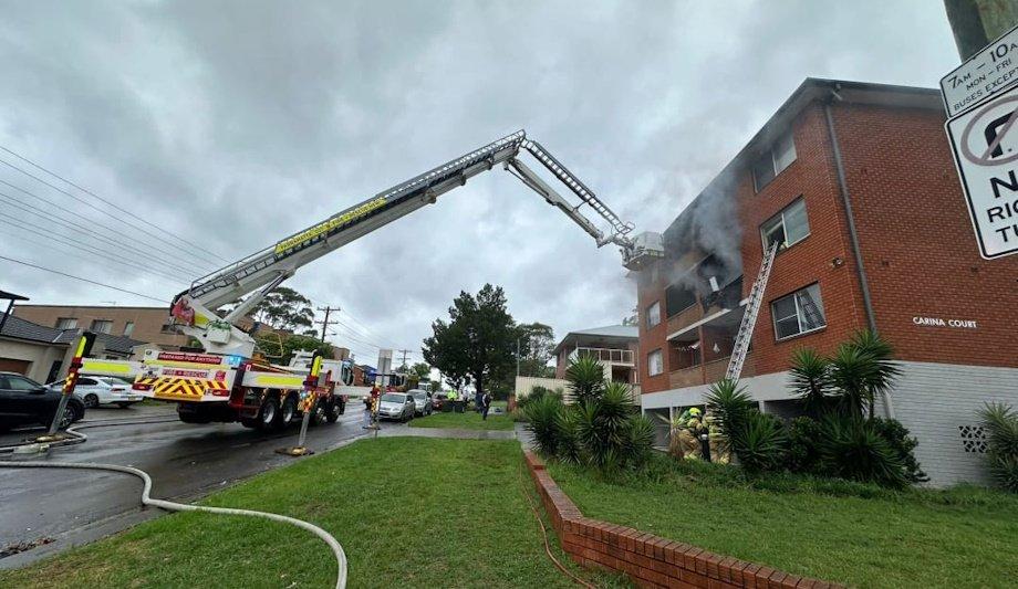 FRNSW Tackles Merrylands West Fire, Rescues Three People And A Dog