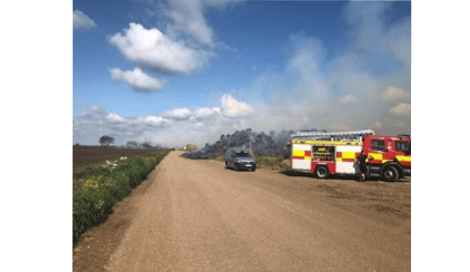 Deliberate Stack Fire Ties Up Fire Crews, States CFRS
