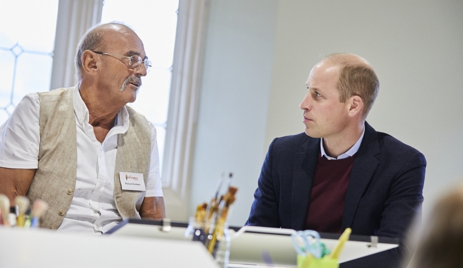 His Royal Highness The Duke Of Cambridge Meets Beneficiaries At The Fire Fighters Charity In Devon