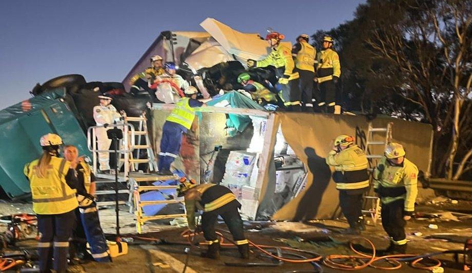 NSW Southern Tablelands Truck Collision: Firefighter Response