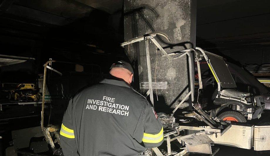 Lithium-ion Battery Fire At Sydney Ambulance Station
