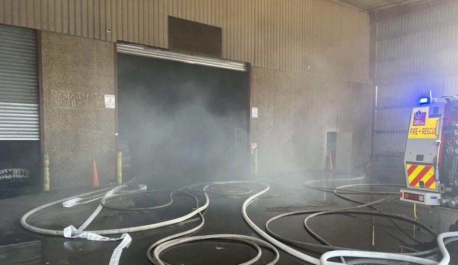 FRNSW Battles Major Warehouse Fire At Five Dock