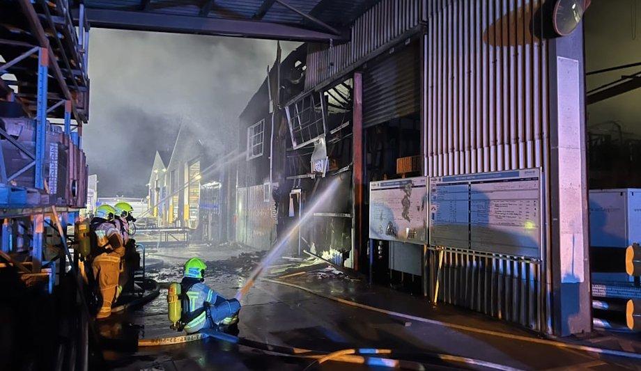 FRNSW Stops Major Fire At Sydney Factory Site