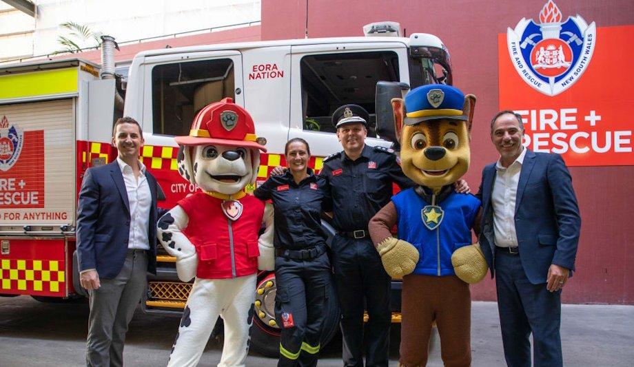PAW Patrol & FRNSW Partner For Fire Safety Education