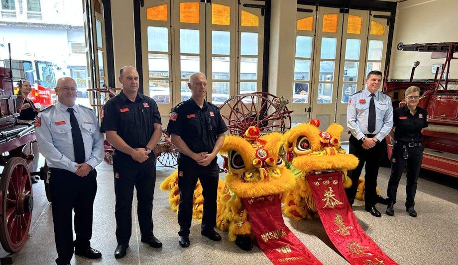 FRNSW Celebrates 140 Years With Lion Dance Ceremony