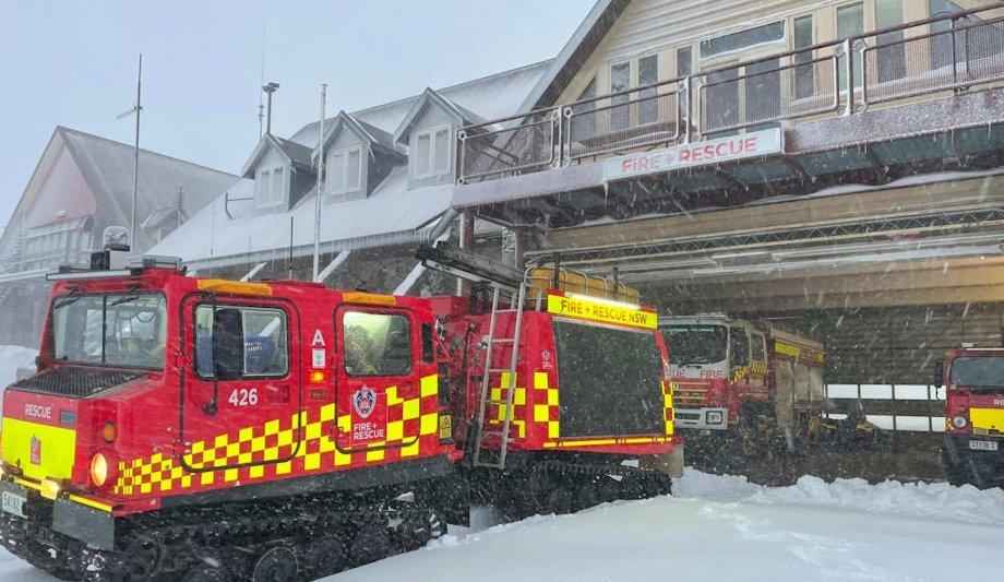 FRNSW Urges Snowfield Safety On Icy Roads