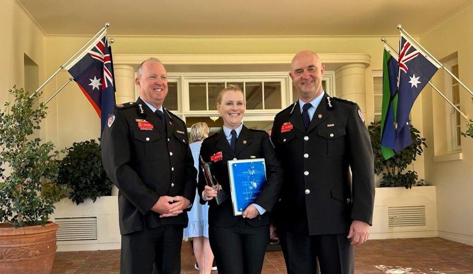FRNSW Firefighter Wins Officer Of The Year 2023