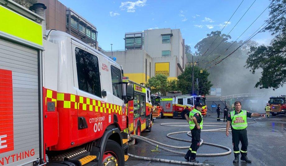 FRNSW Battles Major Artarmon Waste Facility Blaze