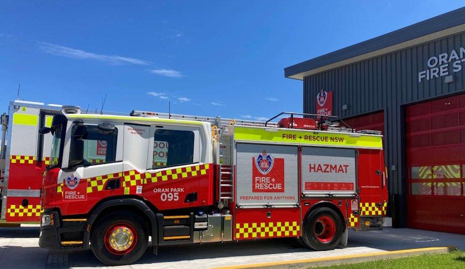 FRNSW Unveils New Fire Appliance At Oran Park