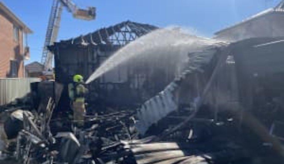 FRNSW Battles Major House Fire In Western Sydney