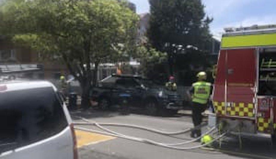 FRNSW Controls Manly Gas Main Fire Incident