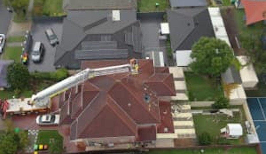 FRNSW Drone Assesses Drug Lab Explosion Damage