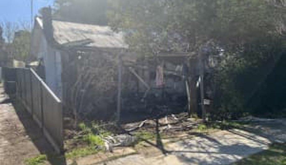 FRNSW Firefighters Rescue Man In Kingswood Fire