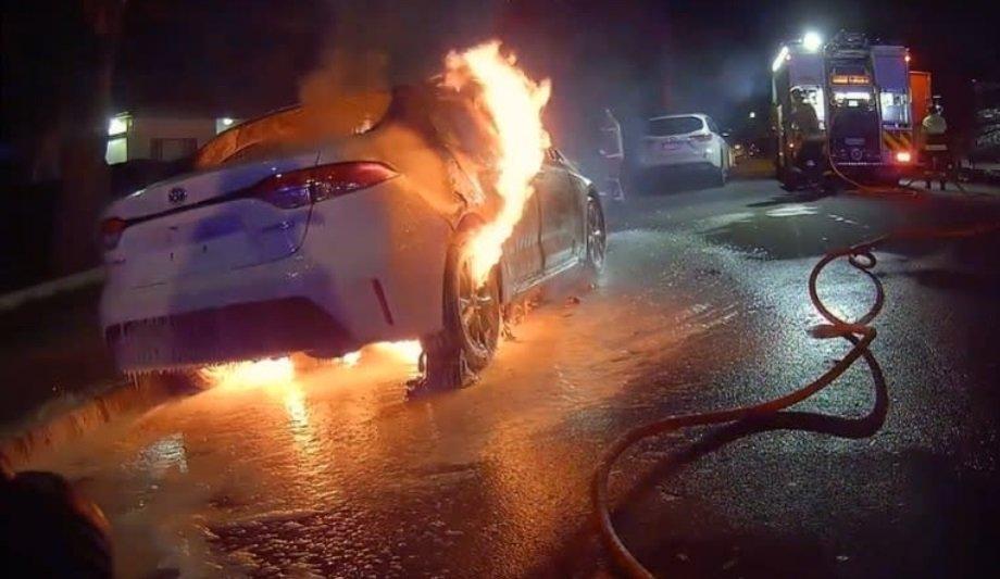 FRNSW Handles Three Car Fires In Sydney's West