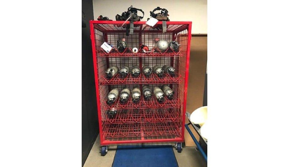 GearGrid Provides Standard Wall Mount And Mobile Lockers To Enhance Fire Safety At Seattle WA Station 32