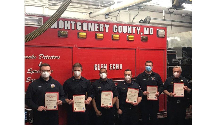 Glen Echo Volunteer Paramedics And EMTs Among Those Recognized For Saving Cardiac Arrest Victim On Capital Crescent Trail