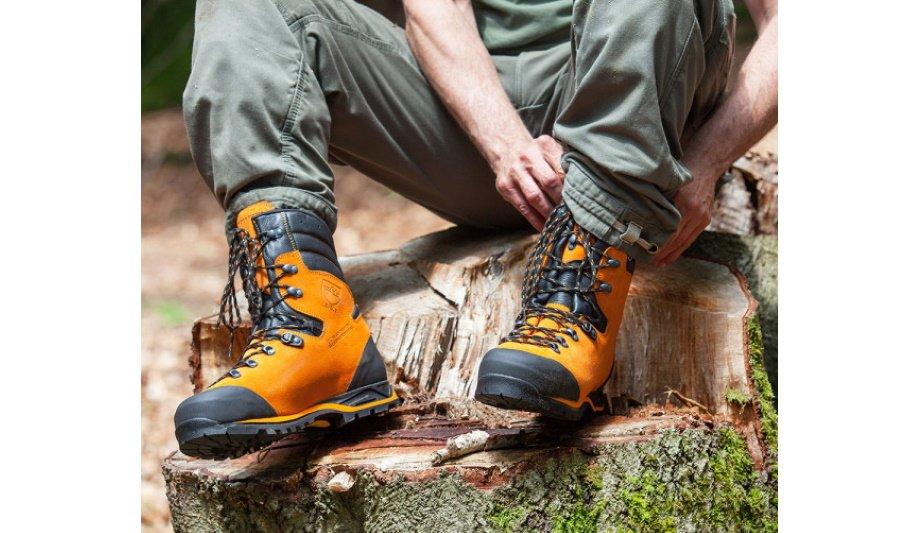 Haix s Logger Work Boots Offer Protection In The Forestry Industry Fire news