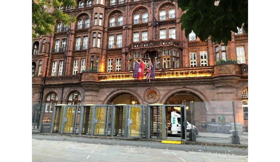 Hardstaff Barriers Gets Involved In A Large-scale Operation For The Conservative Party Conference