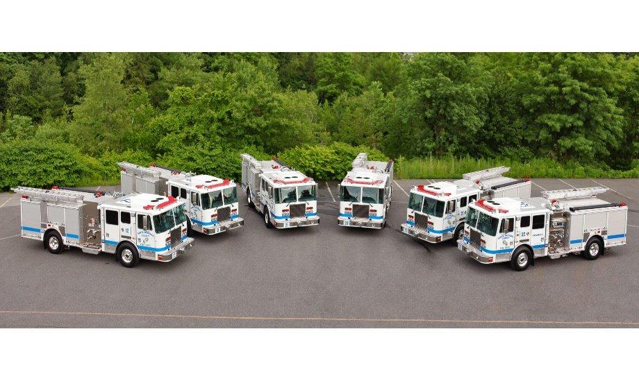 KME Delivers Six Custom Pumpers To Santa Barbara County Fire Department
