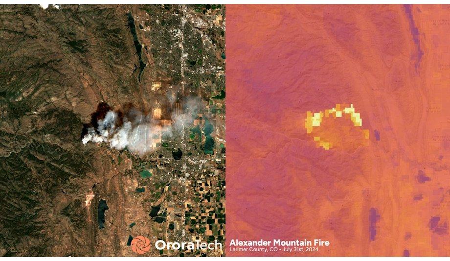 Larimer County Deploys OroraTech's Satellite Wildfire Detection Solution