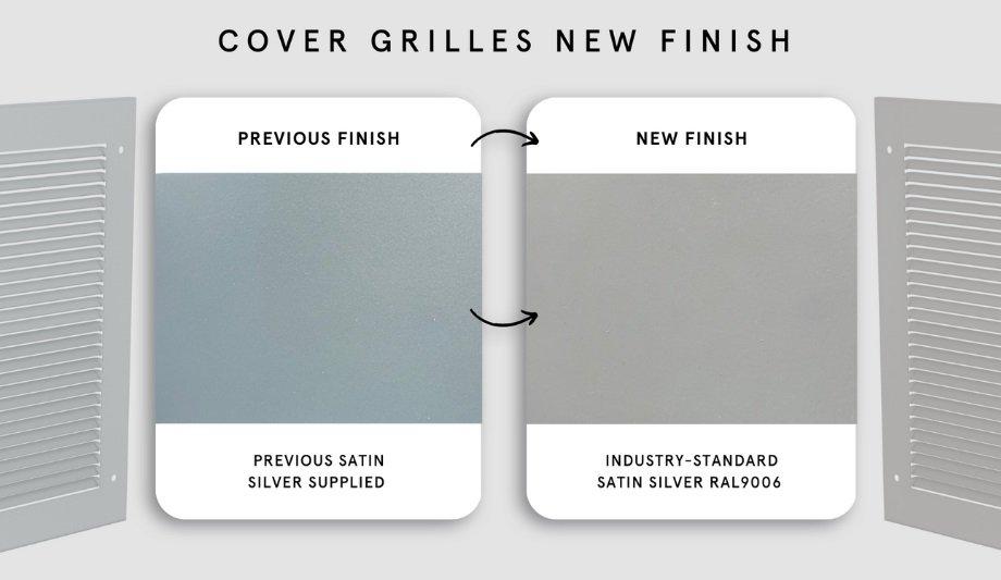 Lorient's New Satin Silver Intumescent Air Transfer Grilles