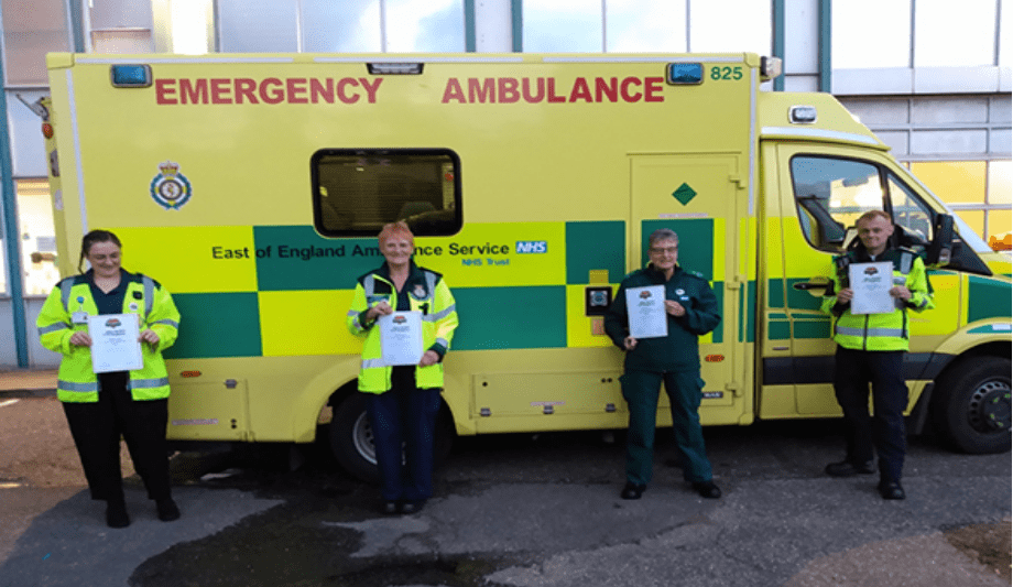 Community First Responders (CFR) From EEAST Named As “Norfolk Heroes”