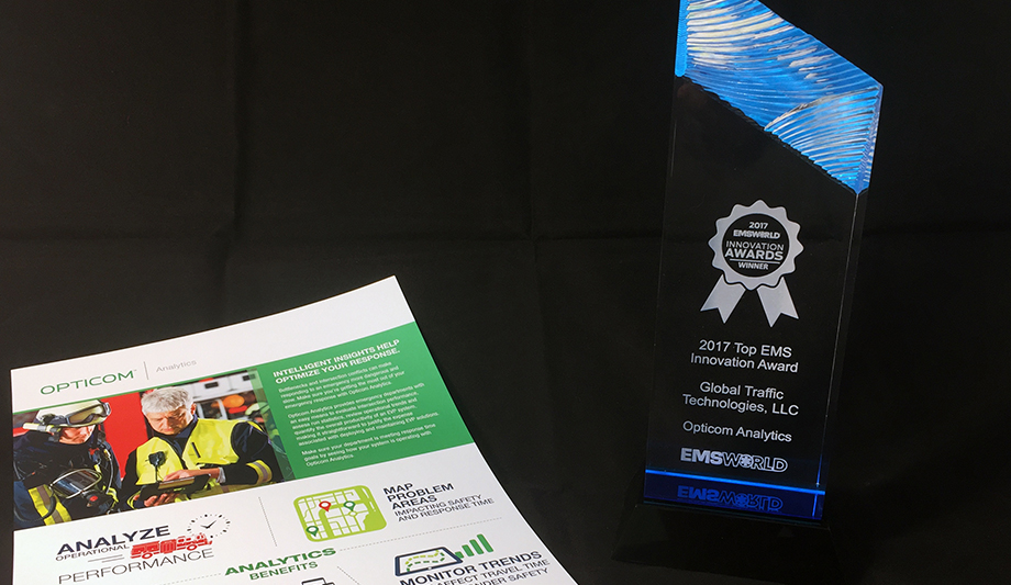 Opticom Analytics Wins Innovation Award At EMS World Expo 2017